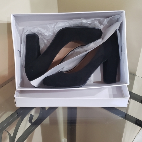 Chinese Laundry Velvet Feel Chunky Heels - Picture 2 of 8